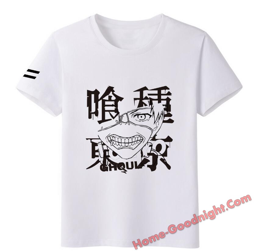 Tokyo Ghoul white Men Anime Fashion T-shirts